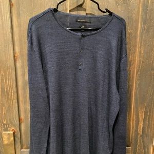 John Varvatos Henley sweater. Size xxl great condition
